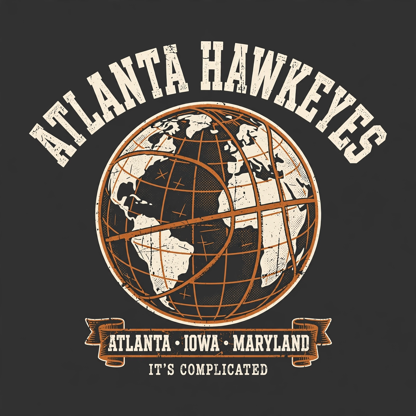 Atlanta Hawkeyes Global Edition t-shirt design